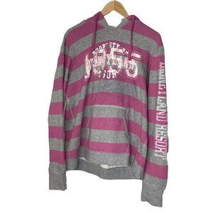 Authentic Walt Disney World Sweatshirt Womens Hoodie Pink Gray Size XXL